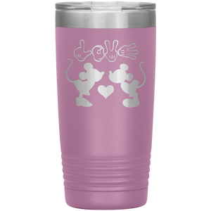 Mickey and Minnie Love, 20oz Tumbler