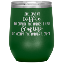 Load image into Gallery viewer, Lord Give Me the Strength To Change, Wine Tumbler
