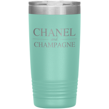 Load image into Gallery viewer, Chanel and Champagne, 20oz Tumbler
