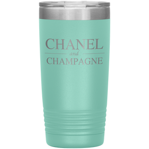 Chanel and Champagne, 20oz Tumbler