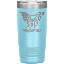 Load image into Gallery viewer, In God We Trust, American Eagle and Flag, 20oz Tumbler
