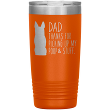Load image into Gallery viewer, German Shepherd Dad Thanks For Picking Up My Poop, 20oz Tumbler
