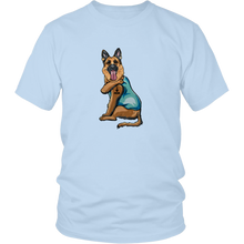 Load image into Gallery viewer, German Shepherd I Love Mom Tattoo Unisex Tee
