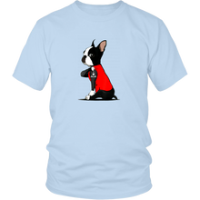 Load image into Gallery viewer, Boston Terrier I Love Mom Tattoo Dog Unisex Tee

