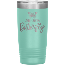 Load image into Gallery viewer, Anti-Social Butterfly, 20oz Tumbler
