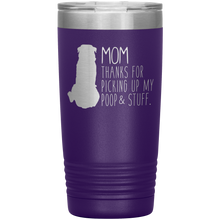 Load image into Gallery viewer, Rottweiler, Mom Thanks For Picking Up My Poop, 20oz Tumbler
