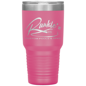 Runkle's Custom Pools & Spas, 30oz Custom Tumbler