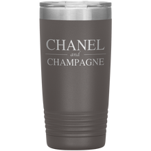 Load image into Gallery viewer, Chanel and Champagne, 20oz Tumbler
