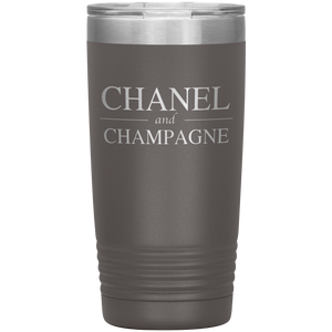 Chanel and Champagne, 20oz Tumbler