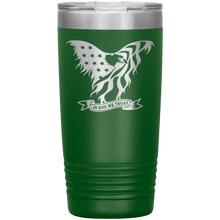 Load image into Gallery viewer, In God We Trust, American Eagle and Flag, 20oz Tumbler
