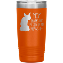 Load image into Gallery viewer, Boston Terrier Mom Thanks For Picking Up My Poop, 20oz Tumbler
