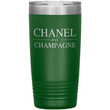 Load image into Gallery viewer, Chanel and Champagne, 20oz Tumbler
