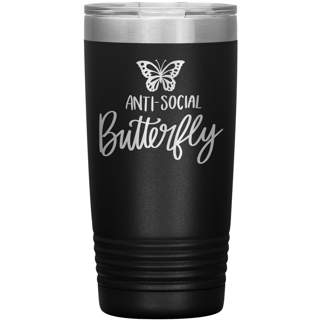 Anti-Social Butterfly, 20oz Tumbler