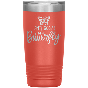 Anti-Social Butterfly, 20oz Tumbler