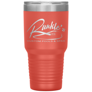 Runkle's Custom Pools & Spas, 30oz Custom Tumbler