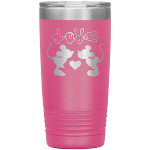 Mickey and Minnie Love, 20oz Tumbler