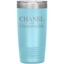 Load image into Gallery viewer, Chanel and Champagne, 20oz Tumbler
