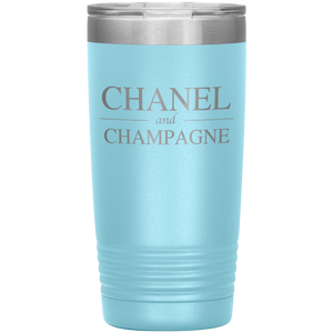 Chanel and Champagne, 20oz Tumbler