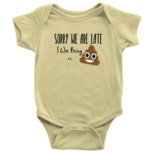 Load image into Gallery viewer, Sorry We are Late, Onesie
