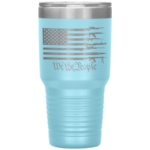Load image into Gallery viewer, We The People American Flag with Guns, 30oz Tumbler
