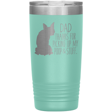 Load image into Gallery viewer, Boston Terrier Dad Thanks For Picking Up My Poop, 20oz Tumbler
