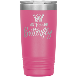 Anti-Social Butterfly, 20oz Tumbler