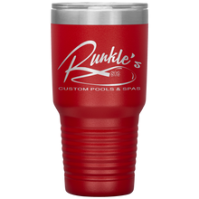 Load image into Gallery viewer, Runkle&#39;s Custom Pools &amp; Spas, 30oz Custom Tumbler
