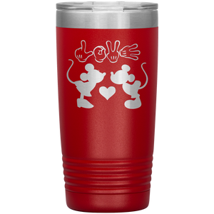 Mickey and Minnie Love, 20oz Tumbler