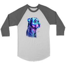 Load image into Gallery viewer, Rottweiler Watercolor Print Unisex Baseball Tee
