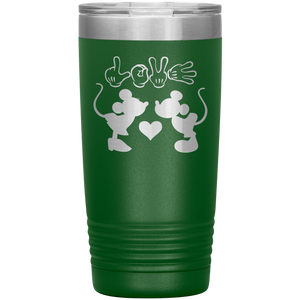 Mickey and Minnie Love, 20oz Tumbler