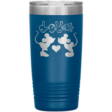 Load image into Gallery viewer, Mickey and Minnie Love, 20oz Tumbler
