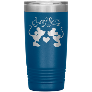 Mickey and Minnie Love, 20oz Tumbler