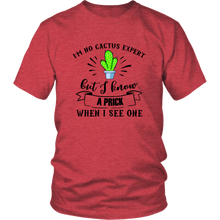 Load image into Gallery viewer, I&#39;m No Cactus Expert, Unisex Tee
