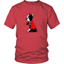 Load image into Gallery viewer, Boston Terrier I Love Mom Tattoo Dog Unisex Tee
