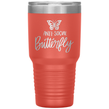 Load image into Gallery viewer, Anti-Social Butterfly, 30oz Tumbler
