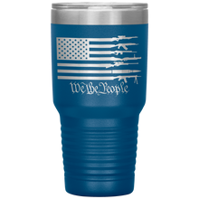 Load image into Gallery viewer, We The People American Flag with Guns, 30oz Tumbler
