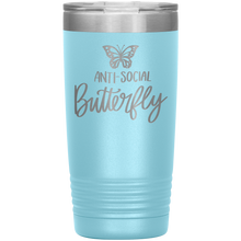 Load image into Gallery viewer, Anti-Social Butterfly, 20oz Tumbler
