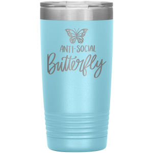 Anti-Social Butterfly, 20oz Tumbler